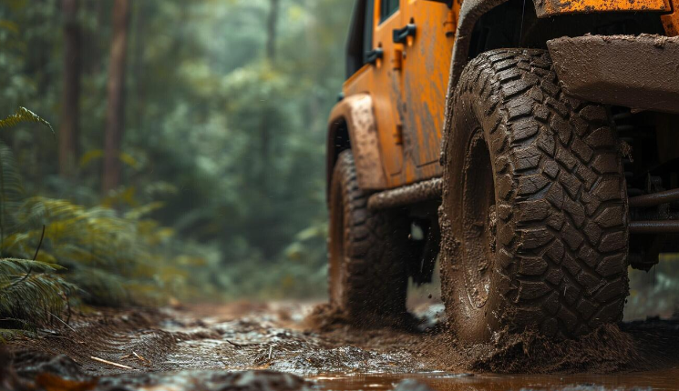 Mud terrain tires for trucks